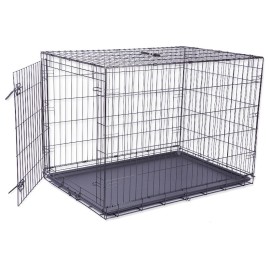 Skladacia klietka pre psa DOG FANTASY XL - 106,5 x 76 x 71 cm