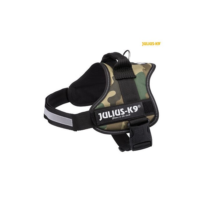 Julius-K9 silový postroj 0/M-L 58-76 cm - maskáčová
