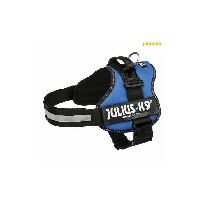 Julius-K9 silový postroj 1/L 66-85 cm/50 mm - modrý